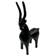 Pemberly Row 12-inch Tall Decorative Handmade Aluminum Goat Sculpture