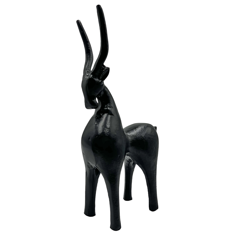 Pemberly Row 12-inch Tall Decorative Handmade Aluminum Goat Sculpture