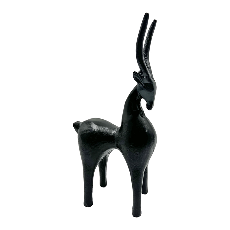 Pemberly Row 12-inch Tall Decorative Handmade Aluminum Goat Sculpture