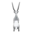Pemberly Row 12-inch Tall Decorative Handmade Aluminum Goat Sculpture