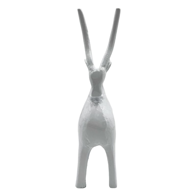 Pemberly Row 12-inch Tall Decorative Handmade Aluminum Goat Sculpture