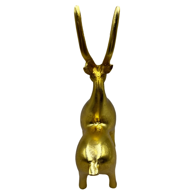 Pemberly Row 12-inch Tall Decorative Handmade Aluminum Goat Sculpture