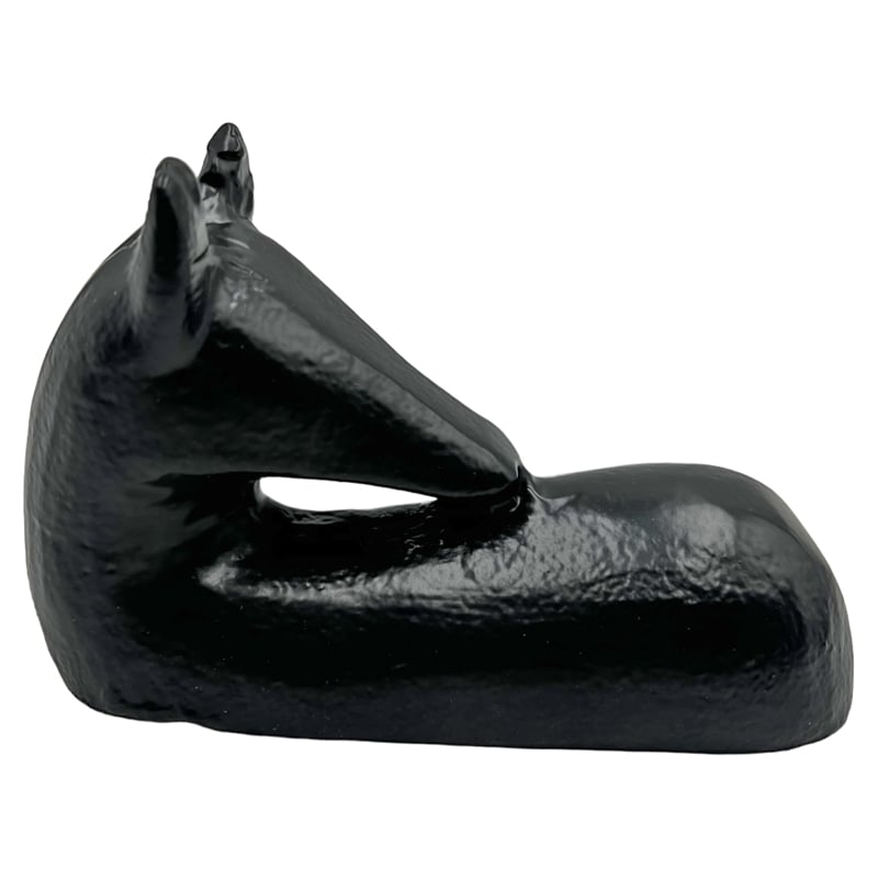 Pemberly Row Decorative Handmade Aluminum 6-inch Modern Horse Sculpture