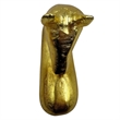 Pemberly Row Decorative Handmade Aluminum 6-inch Modern Horse Sculpture in Gold