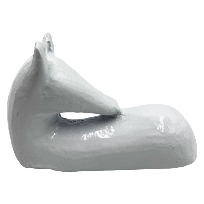Pemberly Row Decorative Handmade Aluminum 6-inch Modern Horse Sculpture
