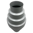 Pemberly Row 12-inch Tall Decorative Handmade Aluminum Modern Flower Vase