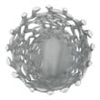Pemberly Row Set of 2 Decorative Handmade Aluminum Modern Candle Holder