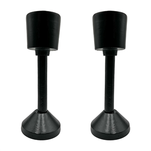 Pemberly Row 11&quot Decorative Handmade Aluminum Modern Candle Holder Set of 2