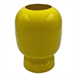 Pemberly Row 8-inch Tall Decorative Handmade Iron Modern Round Flower Vase