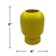 Pemberly Row 8-inch Tall Decorative Handmade Iron Modern Round Flower Vase