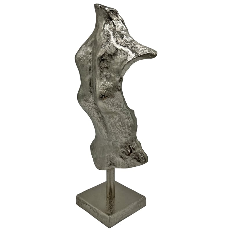 Pemberly Row 16-inch Tall Decorative Handmade Aluminum Abstract Body Sculpture