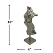 Pemberly Row 16-inch Tall Decorative Handmade Aluminum Abstract Body Sculpture