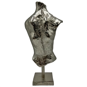 Pemberly Row 16-inch Tall Decorative Handmade Aluminum Abstract Body Sculpture