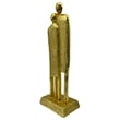 Pemberly Row 14-inch Tall Decorative Handmade Aluminum Modern People Sculpture