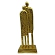 Pemberly Row 14-inch Tall Decorative Handmade Aluminum Modern People Sculpture