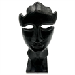 Pemberly Row Decorative Handmade Aluminum 12-inch Abstract Face Sculpture