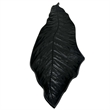 Pemberly Row 21-inch Wide Decorative Handmade Aluminum Modern Leaf Tray