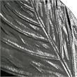 Pemberly Row 21-inch Wide Decorative Handmade Aluminum Modern Leaf Tray