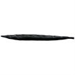 Pemberly Row 21-inch Wide Decorative Handmade Aluminum Modern Leaf Tray