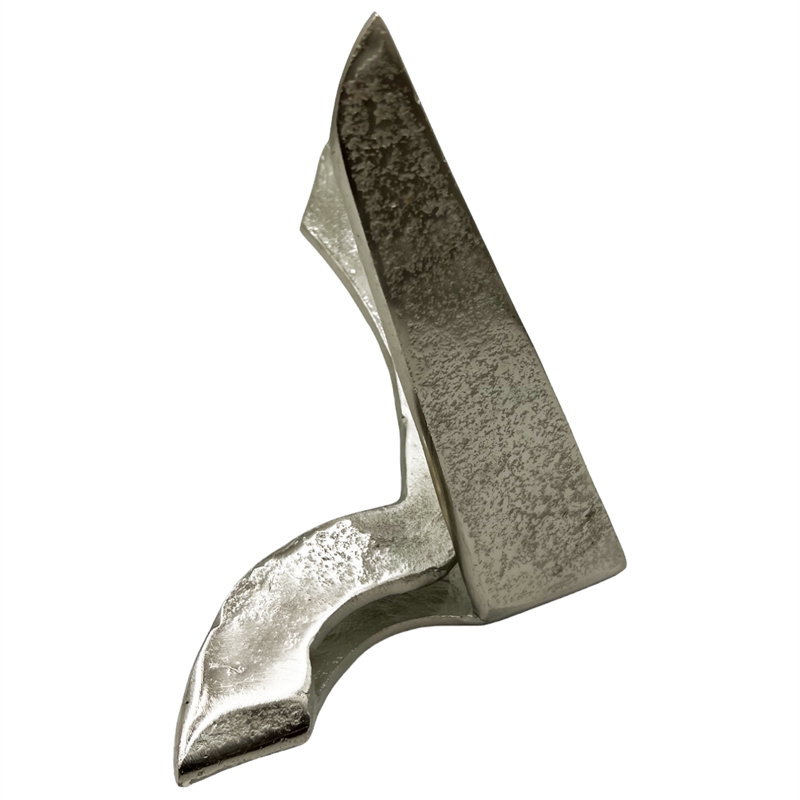 Pemberly Row 9-inch Tall Decorative Handmade Aluminum Abstract Sculpture