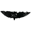 Pemberly Row 15-inch Wide Decorative Handmade Aluminum Ginkgo Leaf Bowl