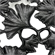 Pemberly Row 15-inch Wide Decorative Handmade Aluminum Ginkgo Leaf Bowl