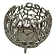 Pemberly Row Decorative Handmade Aluminum Round Votive Candle Holder (Set of 2)