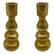 Pemberly Row 7-inch Decorative Handmade Aluminum Modern Candle Holder (Set of 2)