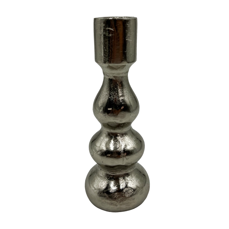 Pemberly Row 7-inch Decorative Handmade Aluminum Modern Candle Holder (Set of 2)
