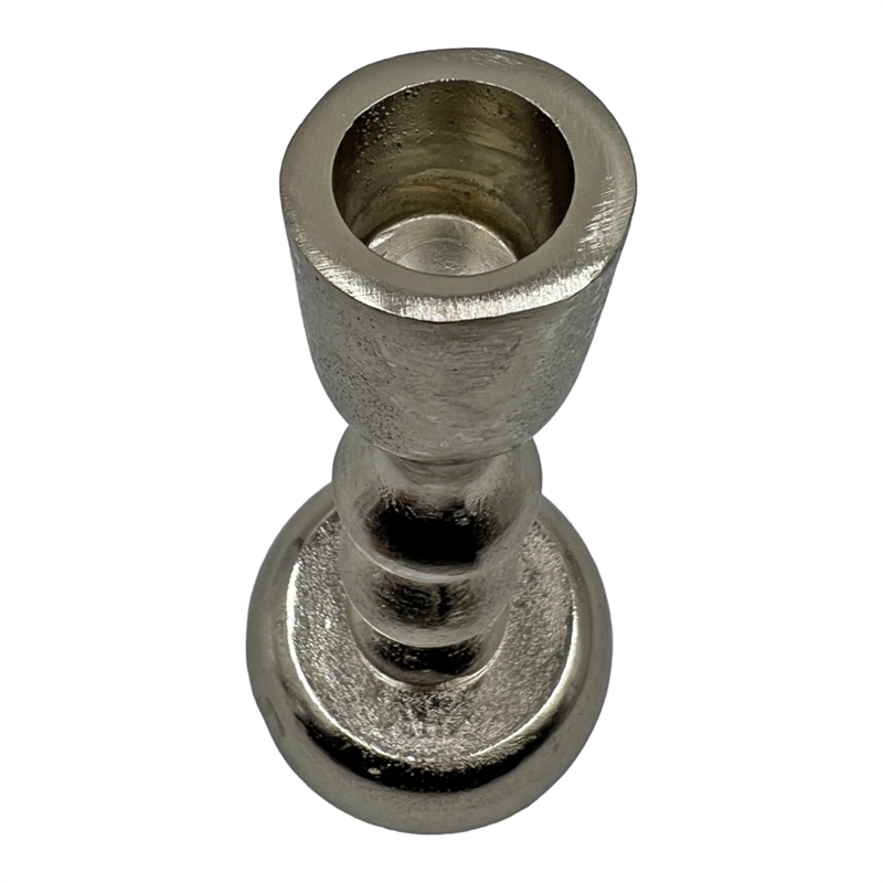 Pemberly Row 7-inch Decorative Handmade Aluminum Modern Candle Holder (Set of 2)