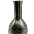 Pemberly Row 12-inch Tall Decorative Handmade Aluminum Bottle Flower Vase