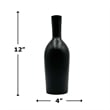 Pemberly Row 12-inch Tall Decorative Handmade Aluminum Bottle Flower Vase
