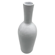 Pemberly Row 12-inch Tall Decorative Handmade Aluminum Bottle Flower Vase