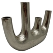 Pemberly Row 9-inch Tall Decorative Handmade Aluminum Modern Flower Vase