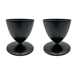 Pemberly Row Decorative Handmade Aluminum Modern Candle Holder Set of 2