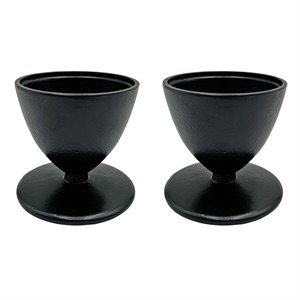 Pemberly Row Decorative Handmade Aluminum Modern Candle Holder Set of 2