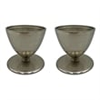 Pemberly Row Decorative Handmade Aluminum Modern Candle Holder Set of 2