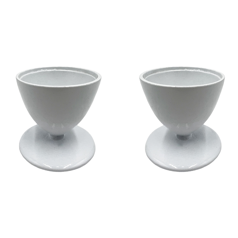 Pemberly Row Decorative Handmade Aluminum Modern Candle Holder Set of 2