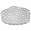 Pemberly Row Set of 2 Decorative Handmade Aluminum Pentagon Bowl
