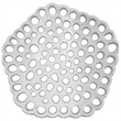 Pemberly Row Set of 2 Decorative Handmade Aluminum Pentagon Bowl