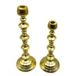 Pemberly Row Set of 2 Decorative Handmade Aluminum Artistic Candle Holder