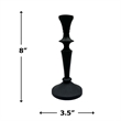 Pemberly Row 8-inch Decorative Handmade Aluminum Artistic Candle Holder Set of 2