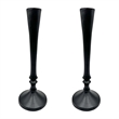 Pemberly Row 10-inch Decorative Handmade Aluminum Stylish Candle Holder Set of 2