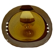 Pemberly Row Modern / Contemporary Handmade Glass Vase in Amber