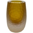 Pemberly Row Modern / Contemporary Handmade Glass Vase in Amber