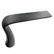 Pemberly Row Matte Black Brass Bathroom Faucet with Blue Glass Handles