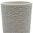 Pemberly Row 12-inch Tall Modern Ceramic Flower Vase in White