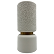 Pemberly Row 12-inch Tall Modern Ceramic Flower Vase in White