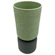 Pemberly Row 12-inch Tall Modern Ceramic Flower Vase in Green