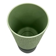 Pemberly Row 12-inch Tall Modern Ceramic Flower Vase in Green